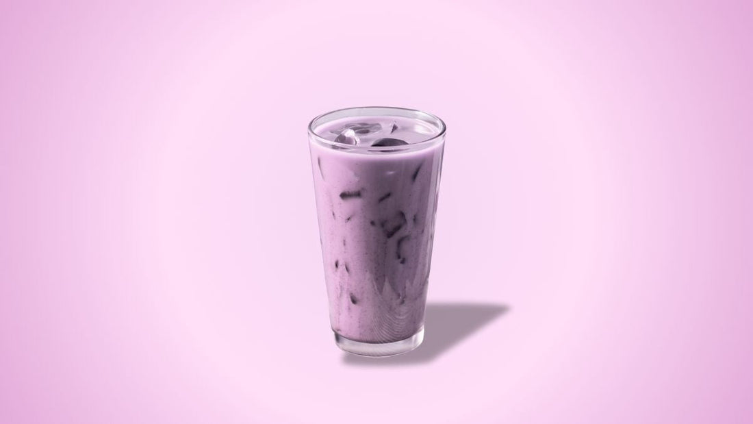 Ube latte